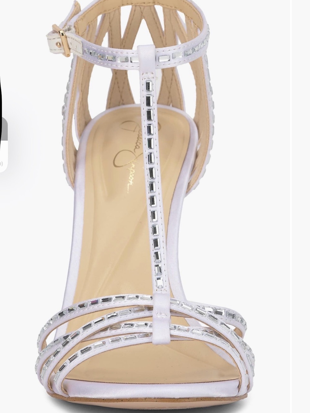 Jessica Simpson brand new Jivira Dazzling Silver 8.5 Sandal - Women